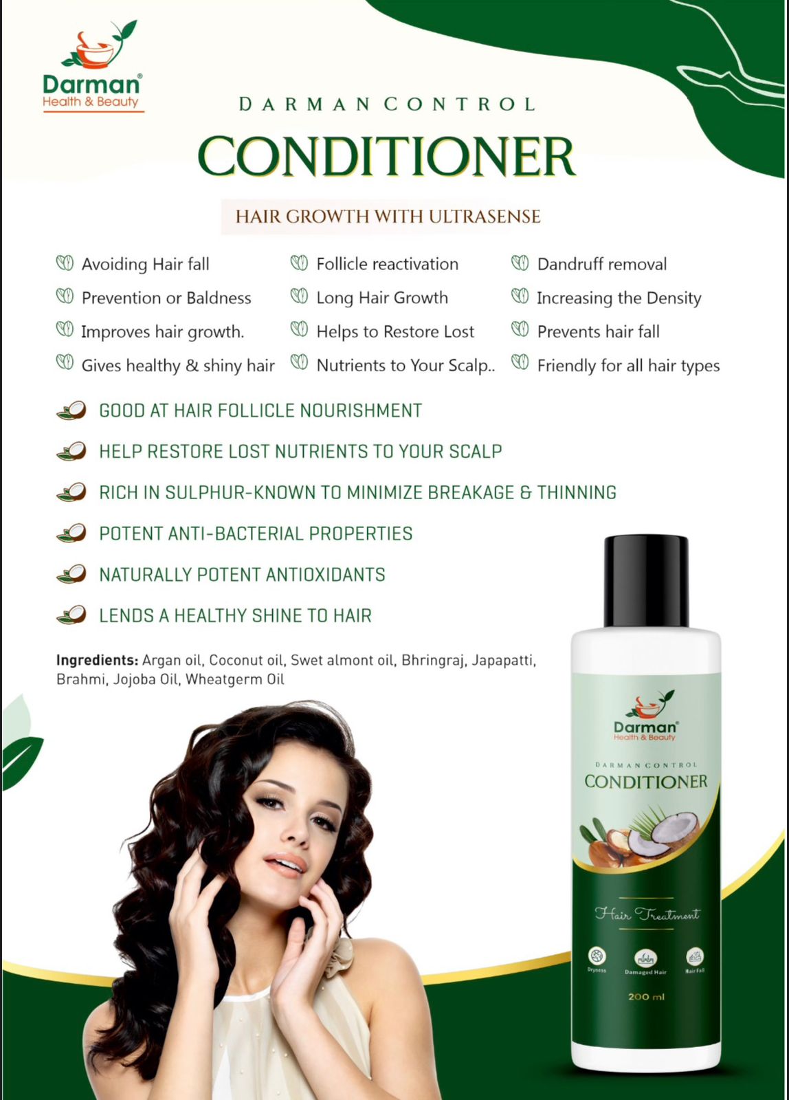 Darman Hair fall Control Conditioner 