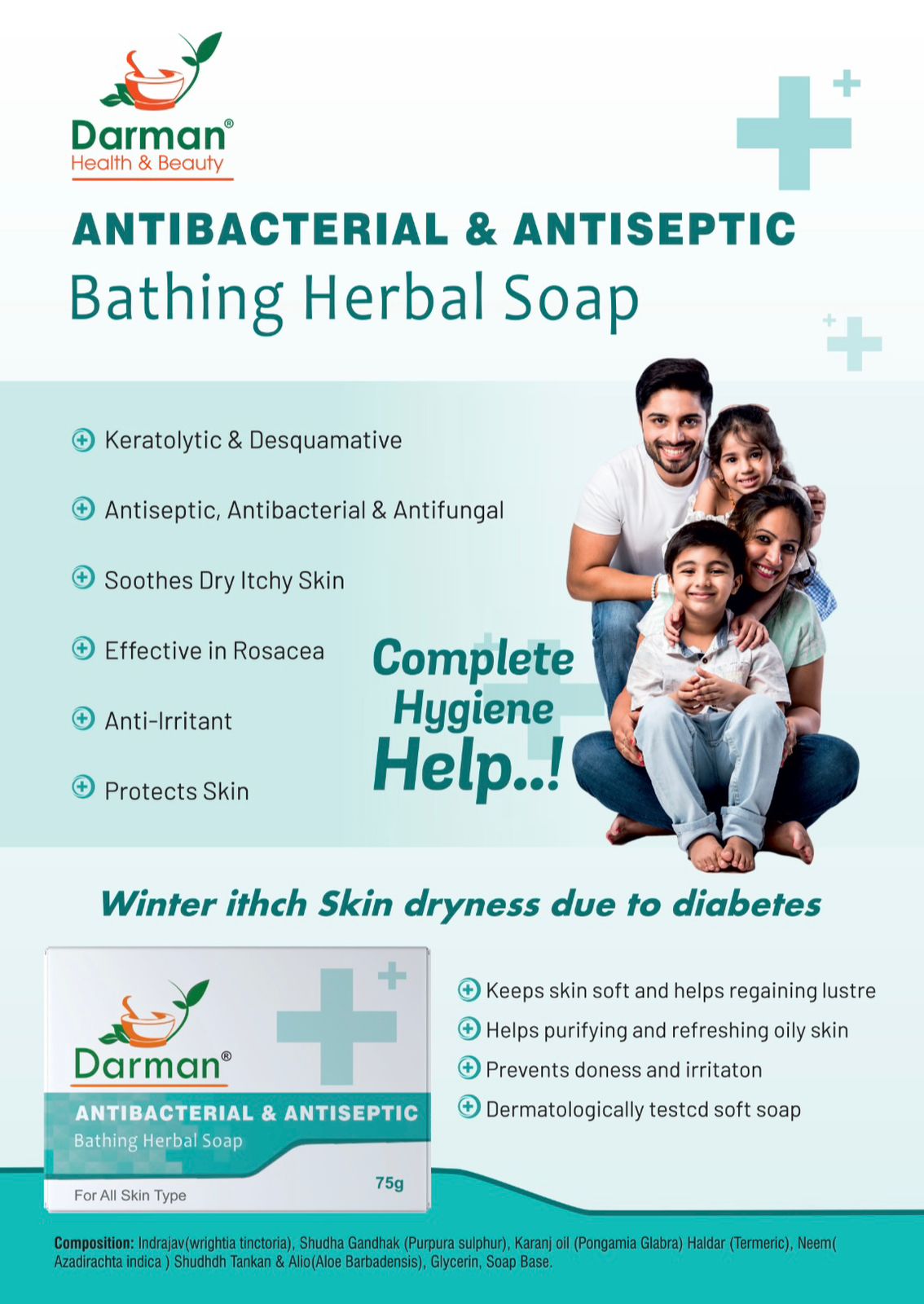  Darman Bathing Herbal Soap