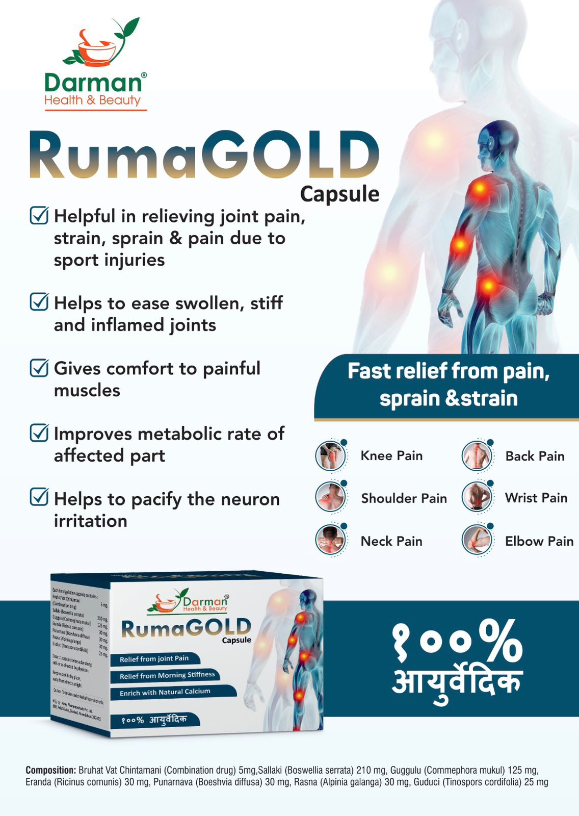  RumaGOLD Pain Relief Capsule